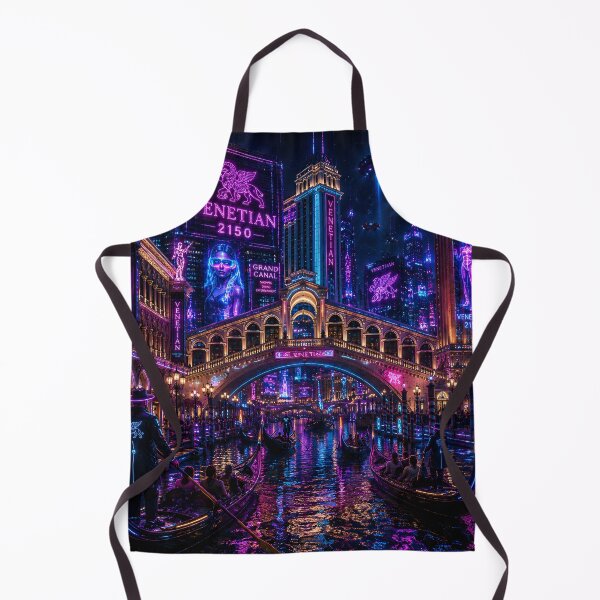 Item preview, Las Vegas 2150 Cyberpunk | Neon Atlas | Futuristic Neon Wall Art | Sci-Fi Cityscape designed and sold by NSAstore.