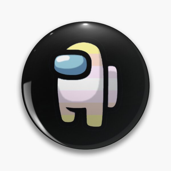 Item preview, among us crewmate - pangender pride designed and sold by noob publishing.