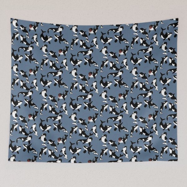 Item preview, Orca Party in Blue designed and sold by She’s The Boss.