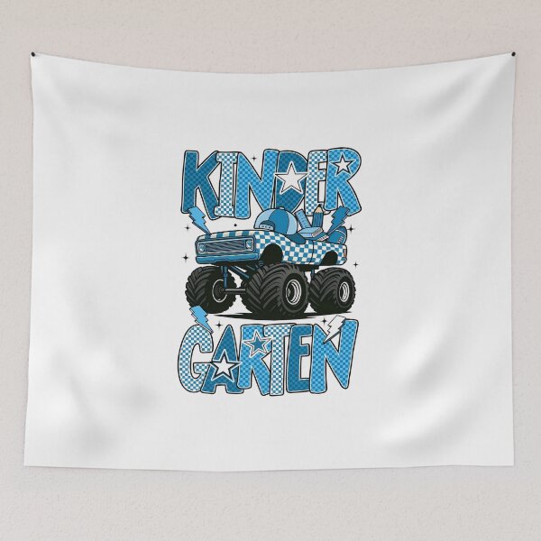Item preview, Kindergarten Boy Monster Truck First Day Of School designed and sold by KroghDs.