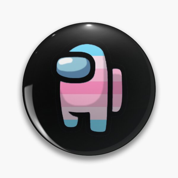 Item preview, among us crewmate - transfeminine pride designed and sold by noob publishing.