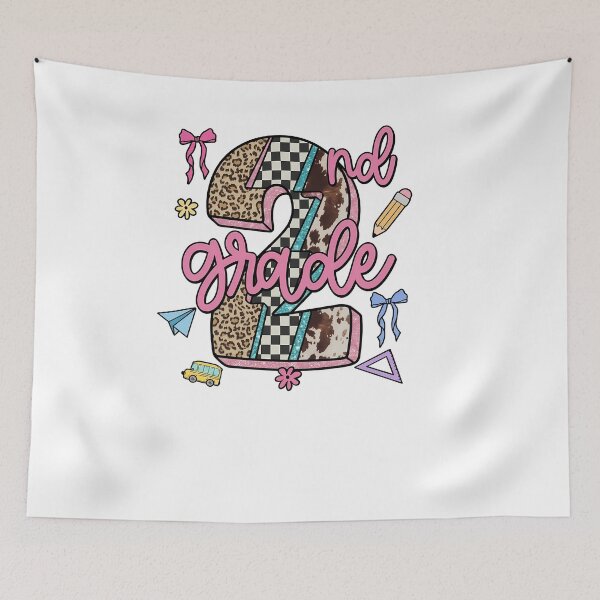 Item preview, Leopard 2nd Grade Girl First Day Of School Back To School designed and sold by KroghDs.