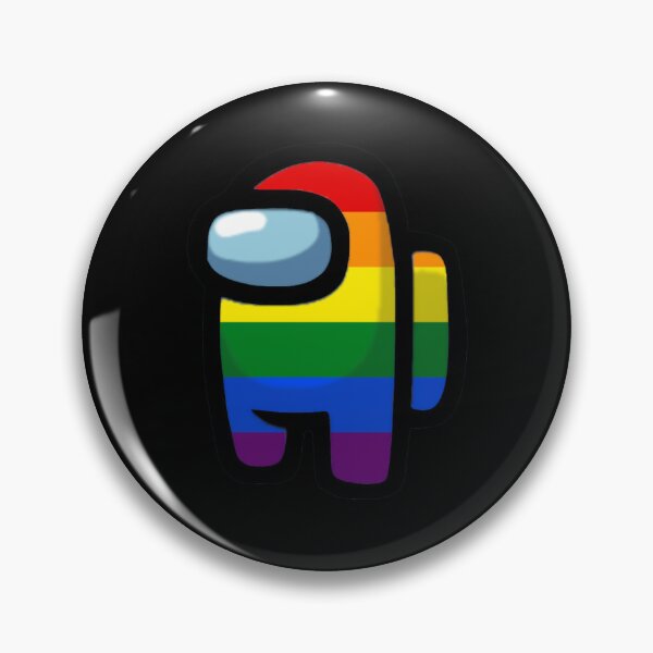 Item preview, among us crewmate - rainbow pride designed and sold by noob publishing.