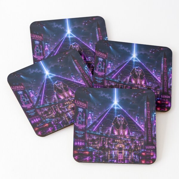 Item preview,  Las Vegas 2150 Cyberpunk | Neon Atlas | Futuristic Neon Wall Art | Sci-Fi Cityscape designed and sold by NSAstore.
