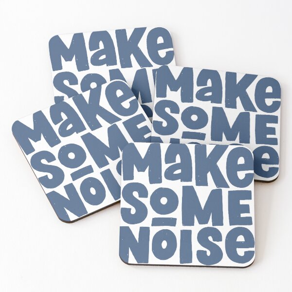 Item preview, Make Some Noise - Bold Block Typography Design designed and sold by andry01.