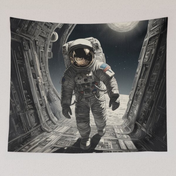 Item preview, Astronaut in Spacecraft  designed and sold by GenesisArtis.