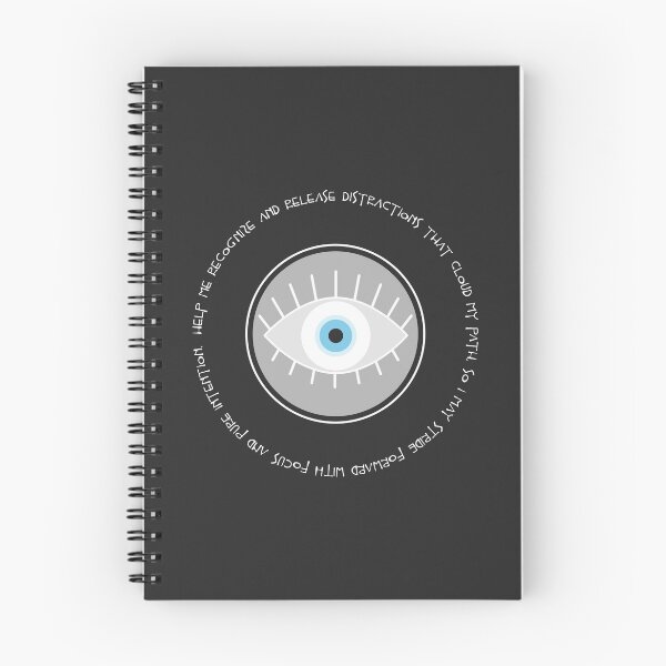 Item preview, Evil Eye Mantra for Clarity - White Eye designed and sold by TheThankfulTyne.