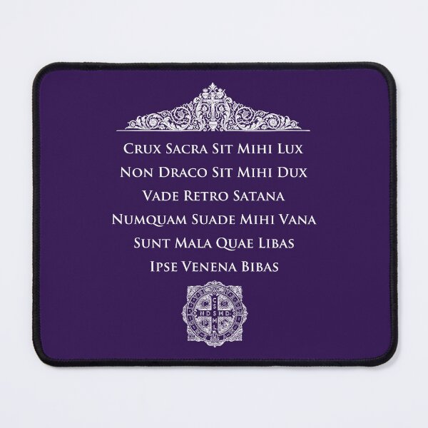 Item preview, Vade Retro Satana St Benedict Prayer Latin Exorcism designed and sold by Lidra Zehcnas.