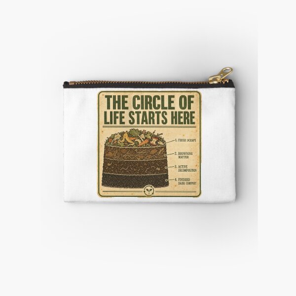 Item preview, The Circle of Life Starts Here Shirt, Retro Compost Science Poster Tee, Vintage Decomposition Chart Gift T-Shirt designed and sold by TshirtsLabs.