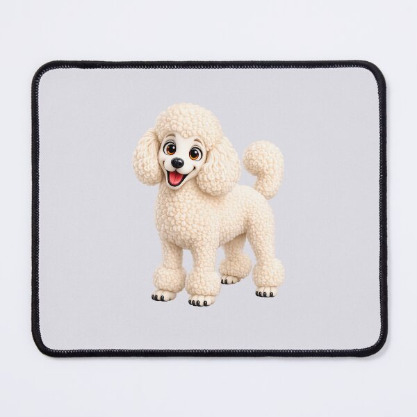 Item preview, Cute White Poodle Puppy Illustration designed and sold by BackgroundND.