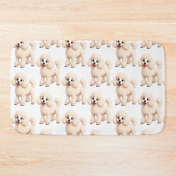 Item preview, Cute White Poodle Puppy Illustration  designed and sold by BackgroundND.