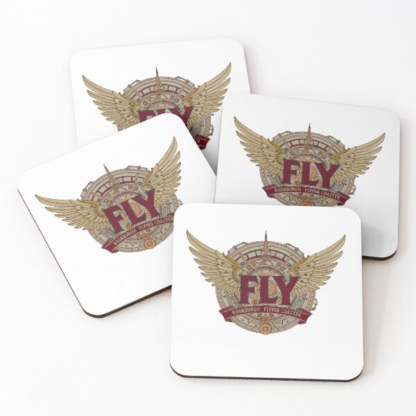 Item preview, F.L.Y. Logo Illustration - Phantasialand Flying Machine (Theme Park Fan Art) designed and sold by FoolishDreamers.