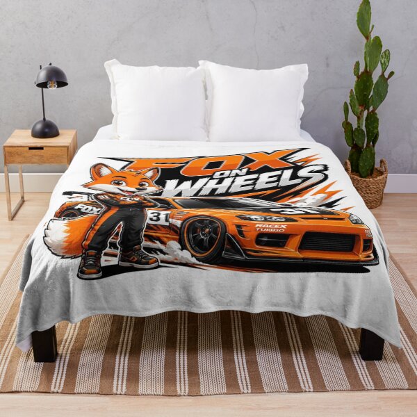 Item preview, Fox On Wheels Cute Racing Graphic PNG | Kawaii Sports Car Mascot Sticker | Colorful Streetwear Automotive Design designed and sold by Stylestickers55.