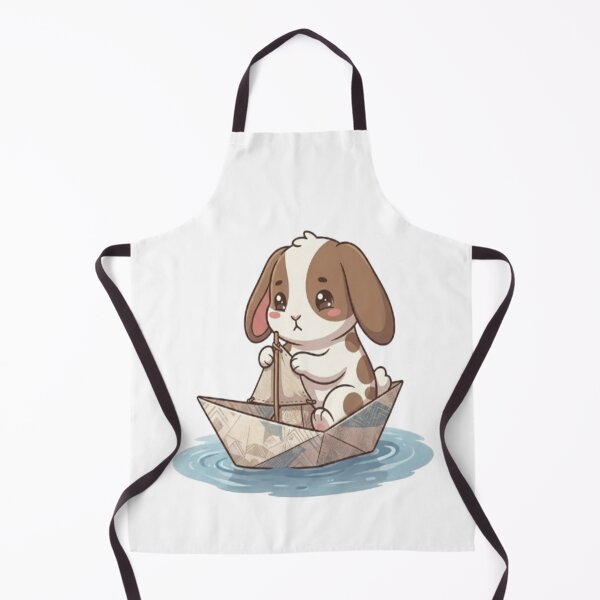 Item preview, Cute Bunny In Paper Boat designed and sold by Ella_Sketch.