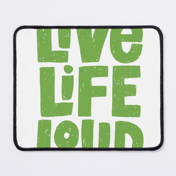 Item preview, Live Life Loud - Bold Hand Lettered Quote Description: Bold doodle-style typography designed and sold by andry01.