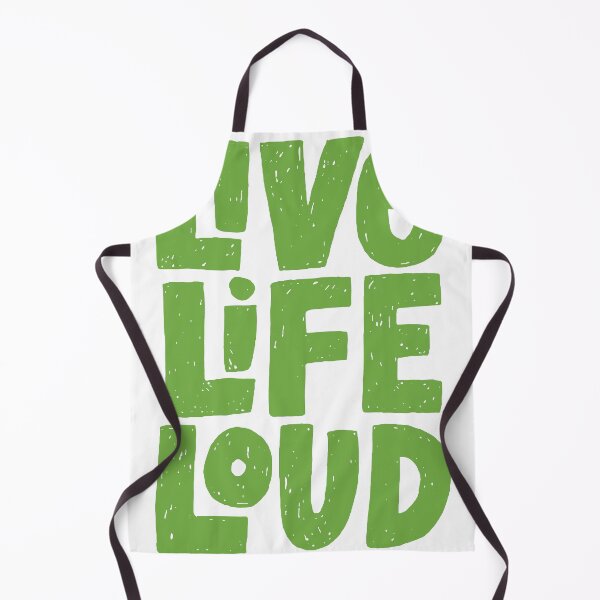 Item preview, Live Life Loud - Bold Hand Lettered Quote Description: Bold doodle-style typography designed and sold by andry01.