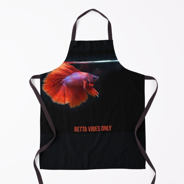 Item preview, Betta Vibes Only Fish Tank Quote designed and sold by CrestlineDesign.