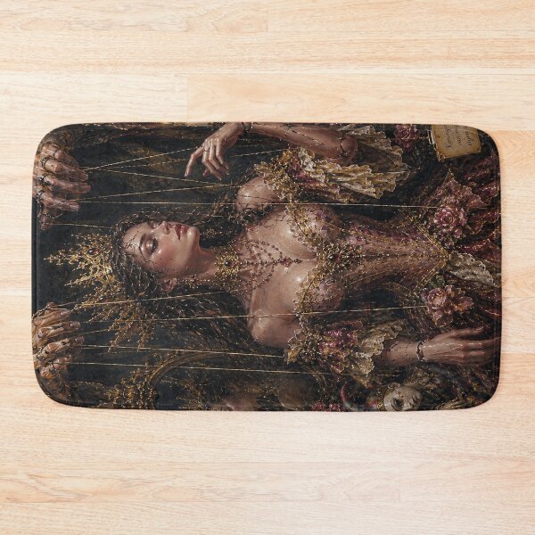 Item preview, Marionette Queen, a puppet on a string painting. designed and sold by GalleryKauffeld.