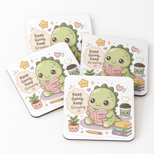 Item preview, Kawaii Little Crocodile Sticker – Be Brave Every Day | Cute Baby Crocodile designed and sold by Vegasstickers.