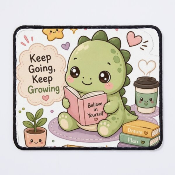 Item preview, Kawaii Little Crocodile Sticker – Be Brave Every Day | Cute Baby Crocodile designed and sold by Vegasstickers.