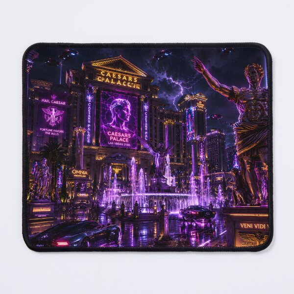Item preview, Las Vegas 2150 Cyberpunk | Neon Atlas | Futuristic Neon Wall Art | Sci-Fi Cityscape designed and sold by NSAstore.