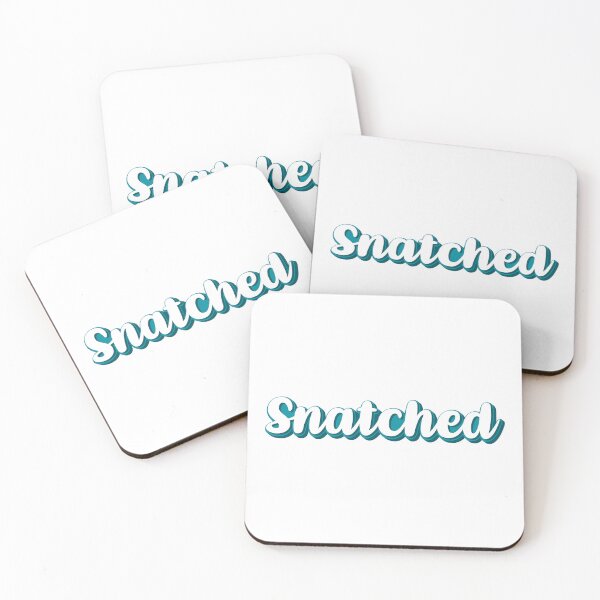 Item preview, Snatched, typographic catchphrase designed and sold by TINTFULLY.