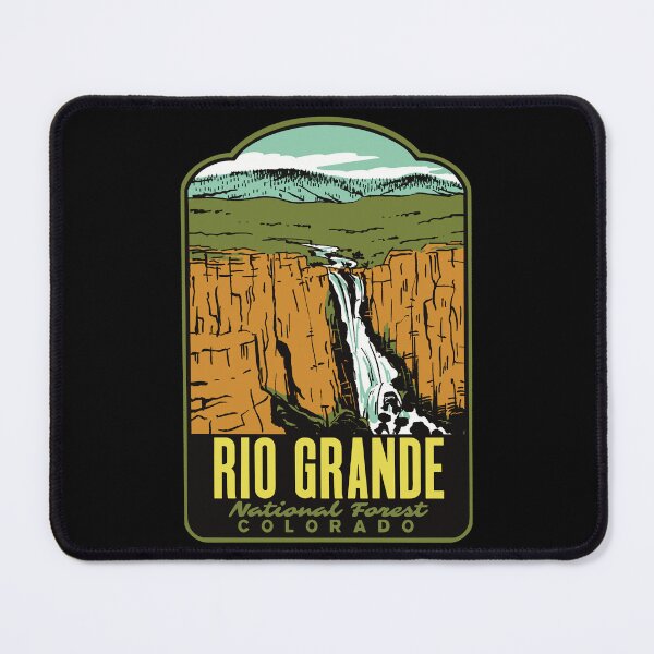 Item preview, North Clear Creek Falls Rio Grande National Forest Poster designed and sold by HalpinDesign.