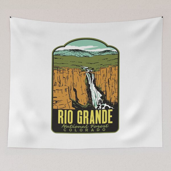 Item preview, North Clear Creek Falls Rio Grande National Forest Poster designed and sold by HalpinDesign.