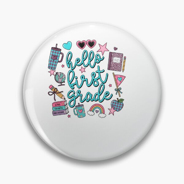 Item preview, Hello First Grade 1st Grade Teacher First Day Of School designed and sold by KroghDs.