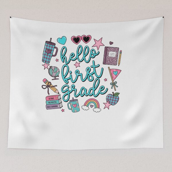 Item preview, Hello First Grade 1st Grade Teacher First Day Of School designed and sold by KroghDs.