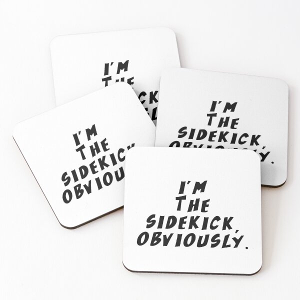 Item preview, Text Typography I'm the sidekick, obviously. Black Cat Lover designed and sold by Typetextstudio.