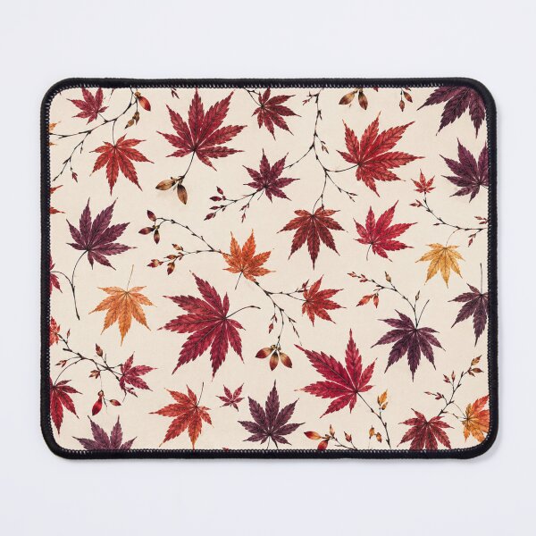Item preview, Crimson Japanese Maple Autumn Pattern designed and sold by PurrfectWhisper.