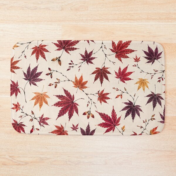 Item preview, Crimson Japanese Maple Autumn Pattern designed and sold by PurrfectWhisper.