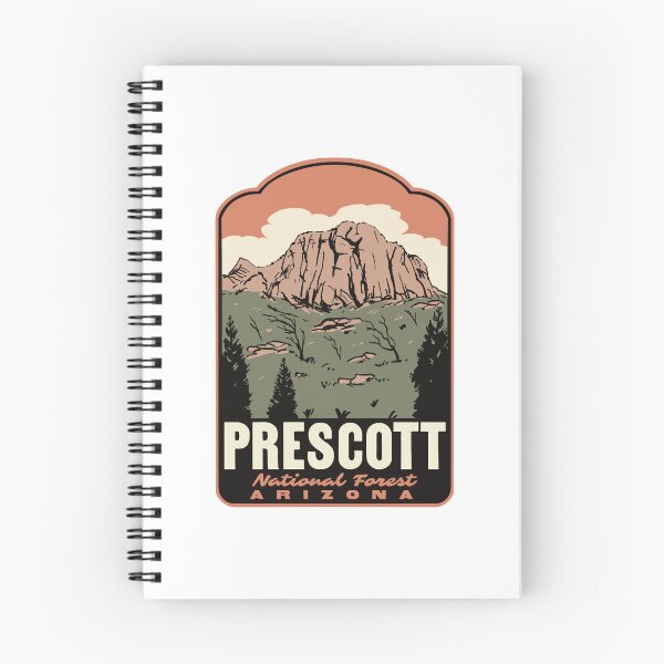 Item preview, Granite Mountain Prescott National Forest Retro Poster designed and sold by HalpinDesign.