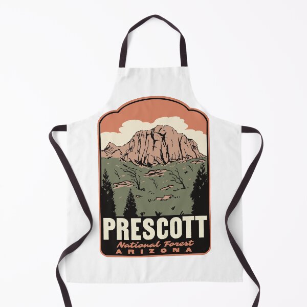 Item preview, Granite Mountain Prescott National Forest Retro Poster designed and sold by HalpinDesign.