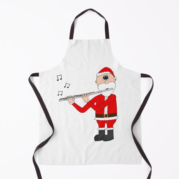 Item preview, Santa Playing Flute, Christmas Flautist Woodwind Musician designed and sold by doodlerob.