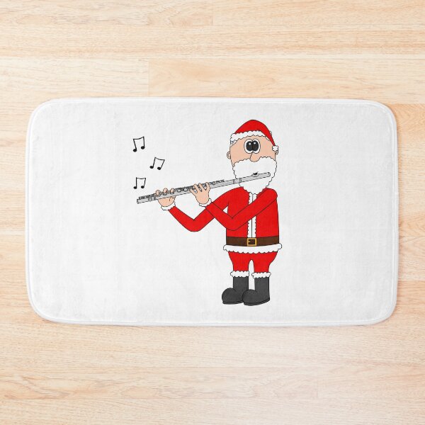 Item preview, Santa Playing Flute, Christmas Flautist Woodwind Musician designed and sold by doodlerob.