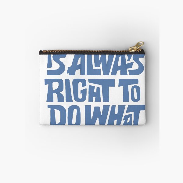 Item preview, The Time Is Always Right - Justice Typography Quote designed and sold by andry01.
