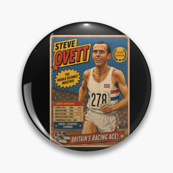 Item preview, Steve Ovett Trading Card designed and sold by halibutgoatramb.