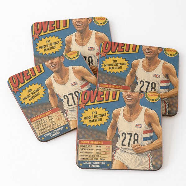 Item preview, Steve Ovett Trading Card designed and sold by halibutgoatramb.