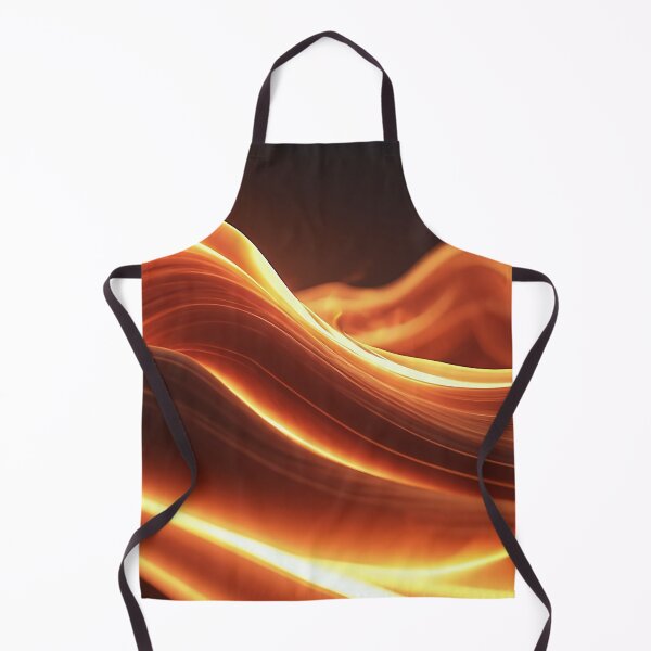 Item preview, Abstract Fluid Gold Flame Wave - Liquid Fire Flow designed and sold by CuteSlothWorld.
