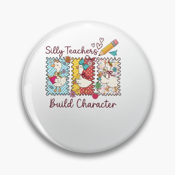 Item preview, Silly Teachers Build Character Funny Teacher Life designed and sold by KroghDs.