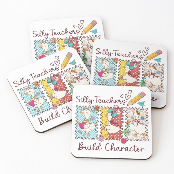 Item preview, Silly Teachers Build Character Funny Teacher Life designed and sold by KroghDs.