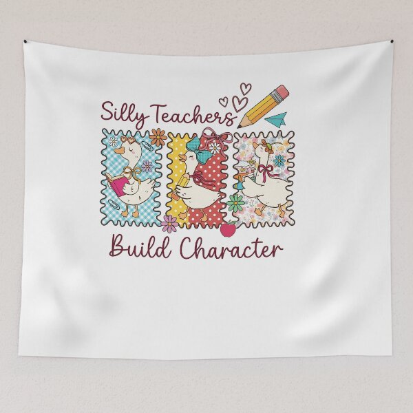 Item preview, Silly Teachers Build Character Funny Teacher Life designed and sold by KroghDs.