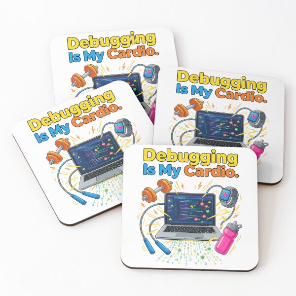 Item preview, Debugging Is My Cardio designed and sold by DVerse Studio.