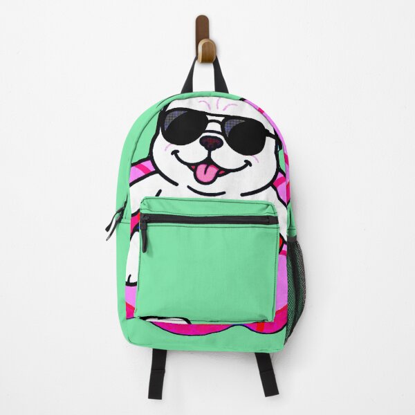 Item preview, Pool Dog | Puppy on Pink Float Kawaii Summer Design designed and sold by AstronautMerch.