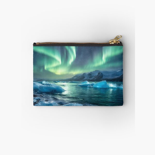 Item preview, Northern Lights Over Icy Shore designed and sold by Yomere.