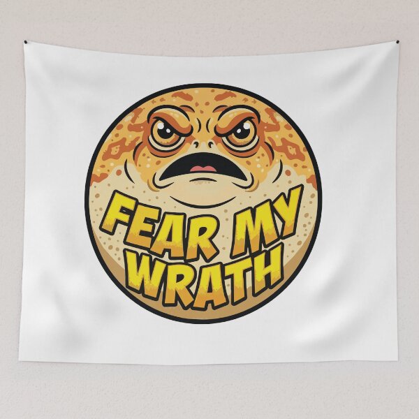 Item preview, Fear My Wrath Pop Art Desert Rain Frog Comic designed and sold by Arc2020.