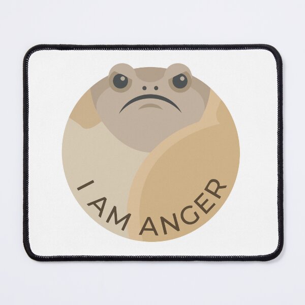 Item preview, I Am Anger Minimalist Desert Rain Frog Geometric designed and sold by Arc2020.