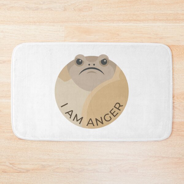 Item preview, I Am Anger Minimalist Desert Rain Frog Geometric designed and sold by Arc2020.